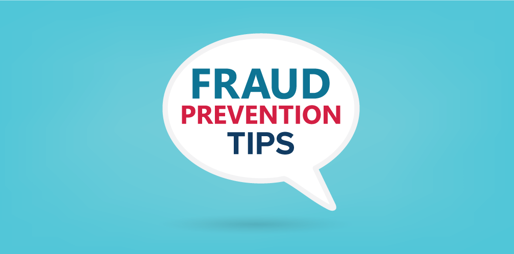 Fraud Prevention Tips Speech Bubble