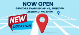 Now Open in Loudoun 540 Fort Evans Road NE, Ste 100 Leesburg, Virginia 20176